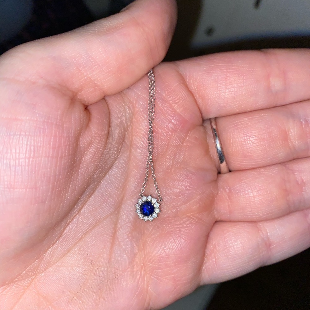 Sapphire necklace - Picture 4 of 6